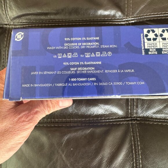 TOMMY HILFIGER Men's 3 Pack Briefs  Cotton Stretch DR09161380 X-Large NEW wTAGS - Picture 4 of 4